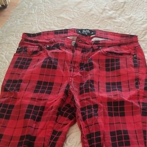 Skinny plaid Abbey dawn size 0 pants